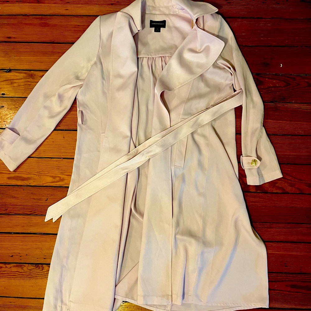 Something Navy Trench Coat